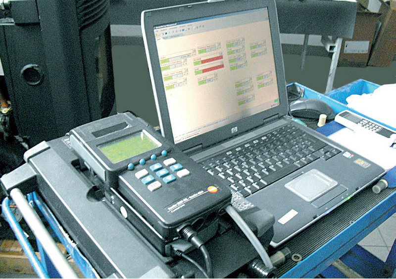 Laptop and analyser