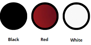 black-red--white